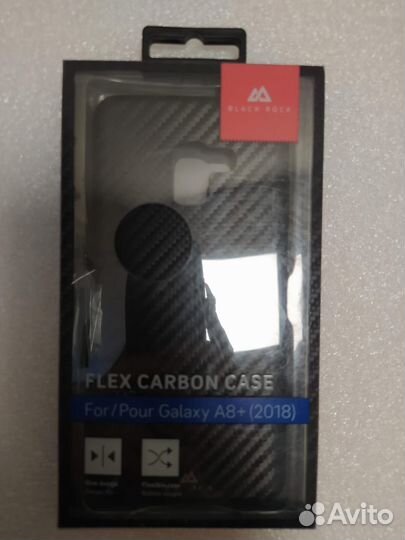 Чехол Flex Carbon Case для Samsung Galaxy A8 Plus