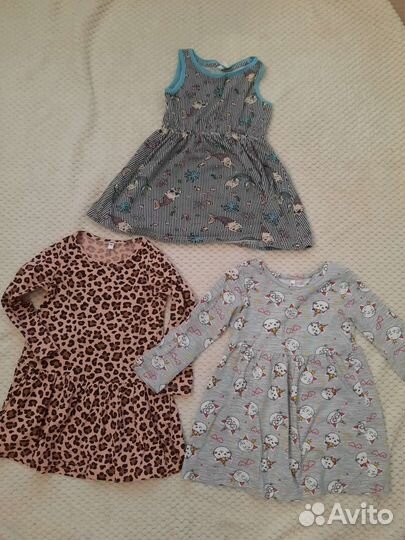 Брендовые вещи пакетом на девочку 92 98