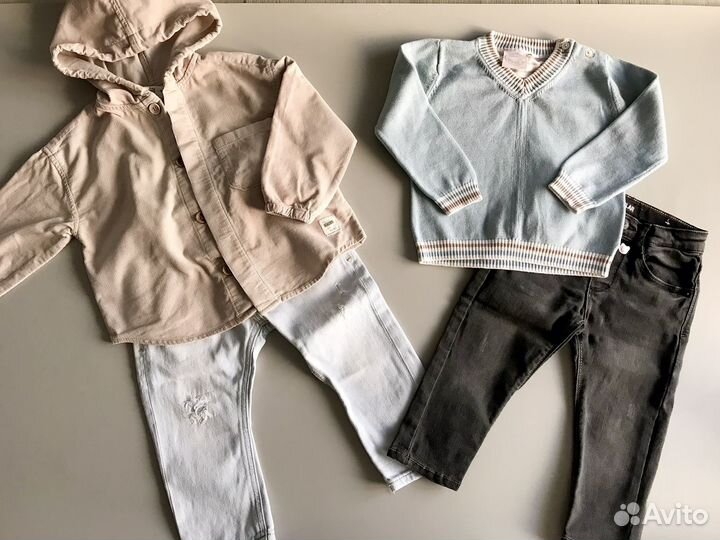 Одежда для мальчика Zara пакетом 80 86