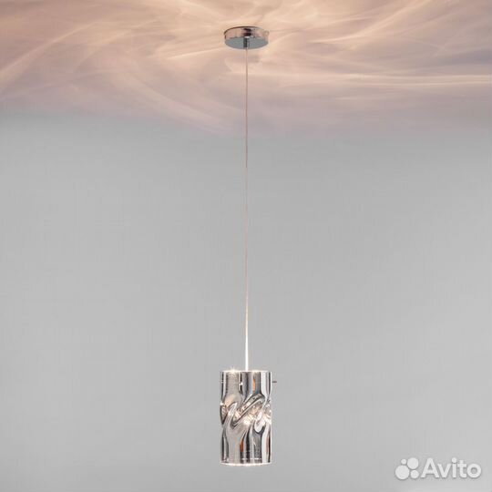 Подвесной светильник хром, новый