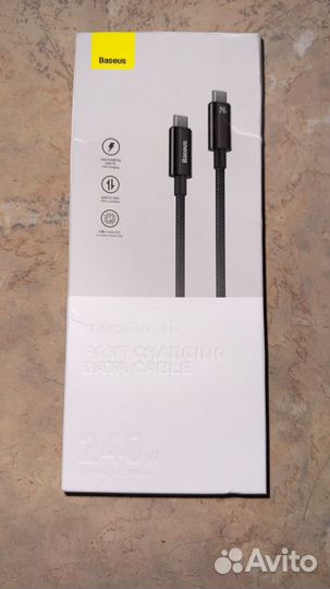 Кабель baseus type c / type c 240W