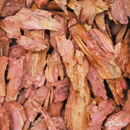 Кора лиственницы и сосны в мешках 60л