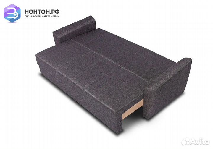 Диван еврокнижка Мюнхен темно-серый