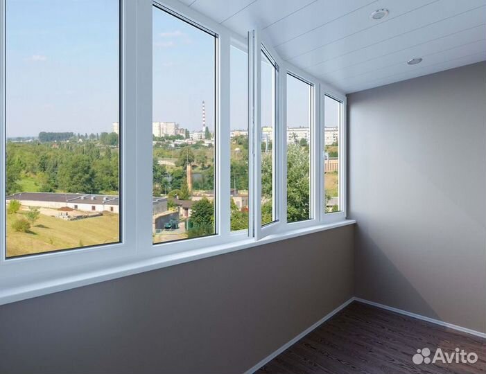 Остекление балконов