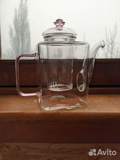 Чайник заварочный стеклянный lenardi