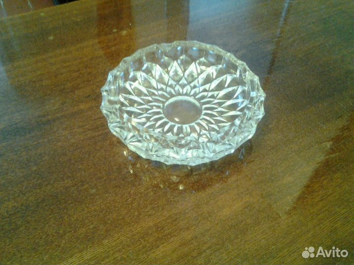 Пепельница хрустальная