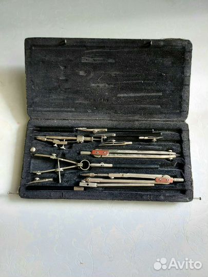 Проф.инструменты для черчения (Готовальня), СССР