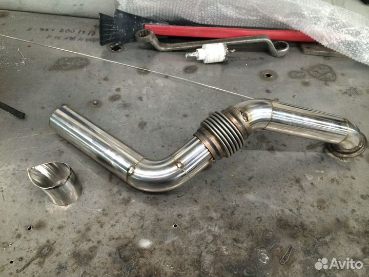 Пайпы.Установка даунпайпов