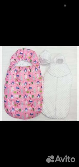 Конверт кокон на выписку зимний