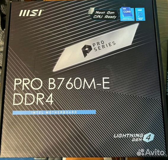 Материнская плата MSI (PRO B760M-E DDR4)