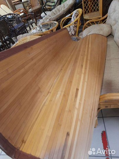 Циновка-коврик из натурального бамбука