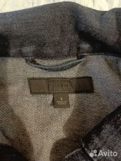 Джинсовая куртка темно синяя