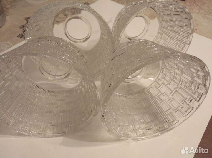 Плафоны хрустальные