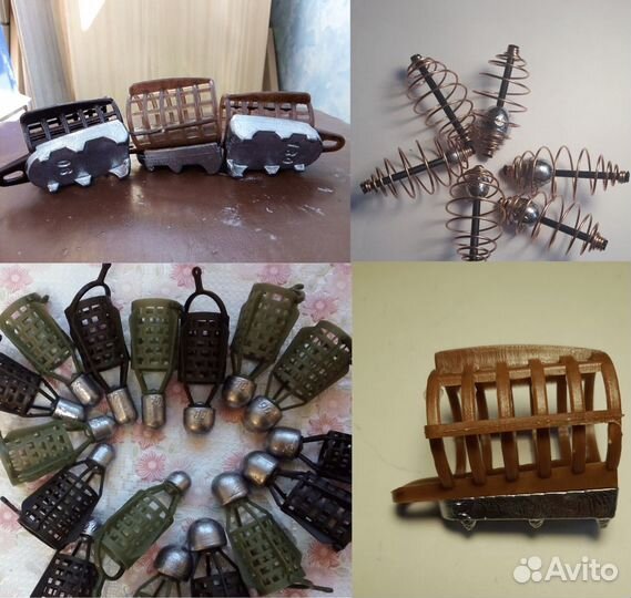 Фидерные кормушки для рыбалки, донка