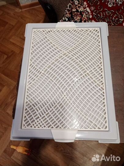 Туалет для собак с сеткой мини (XS) размер 46x34