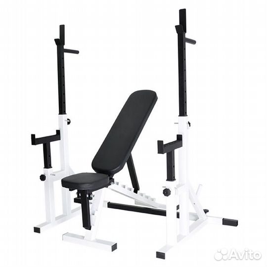 Стойка для штанги с подстраховкой.Модель Д + скамь