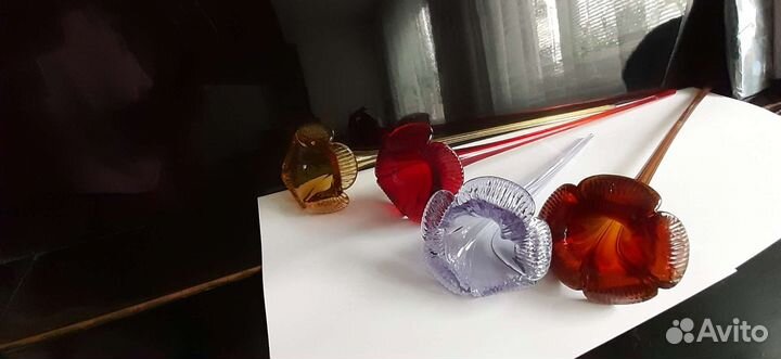 Стекло. Цветы