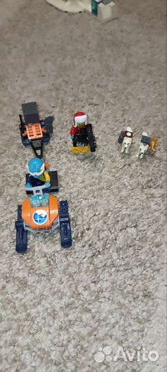 Lego арктика, арктические исследователи собранный