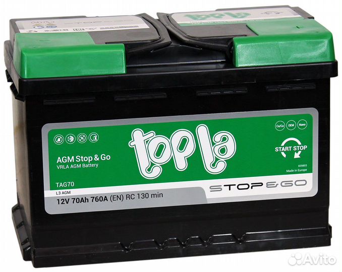 Topla 70 AGM Stop&Go
