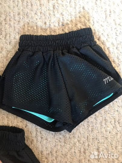 Купальник для гимнастики, шорты спортивные