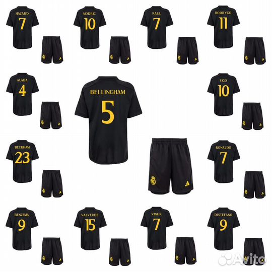 Футбольная форма Реал Мадрид с номерами