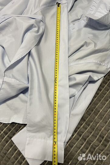 Рубашка мужская голубая размер 52-54