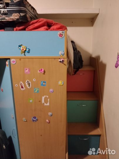 Детская кровать с матрасом бу