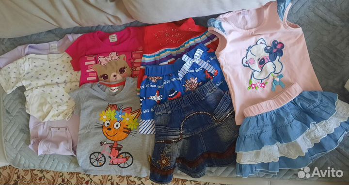 Вещи пакетом на девочку