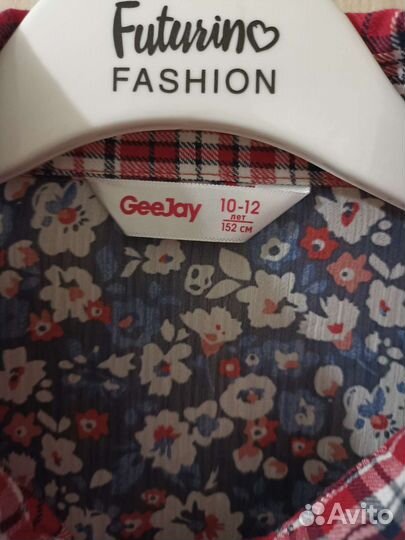 Блузка рубашка для девочки