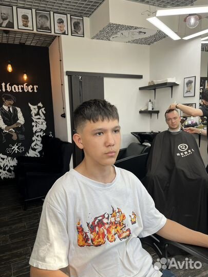 Мужская стрижка от барбера