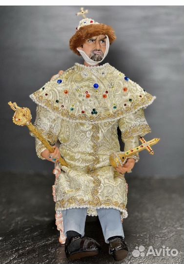 Авторская кукла ручной работы Иван Грозный(Бунша)