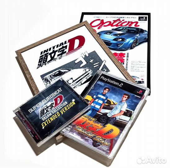 Постеры Initial D и доп мерч по теме