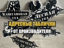 Адресная табличка, вывеска на дом