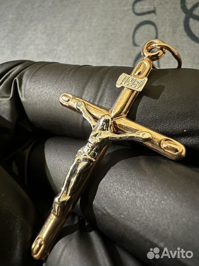 Золотой крест 585* новый заводской
