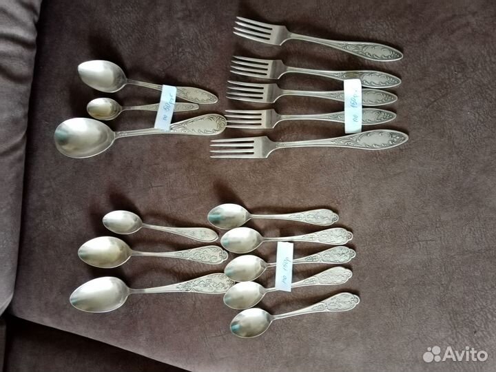 Ложка и вилки мельхиоровые