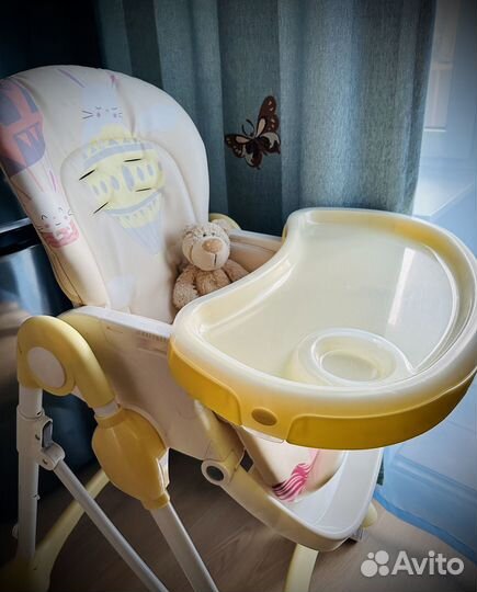 Стул для кормления Corol S1 Жёлтый (воздушный шар)
