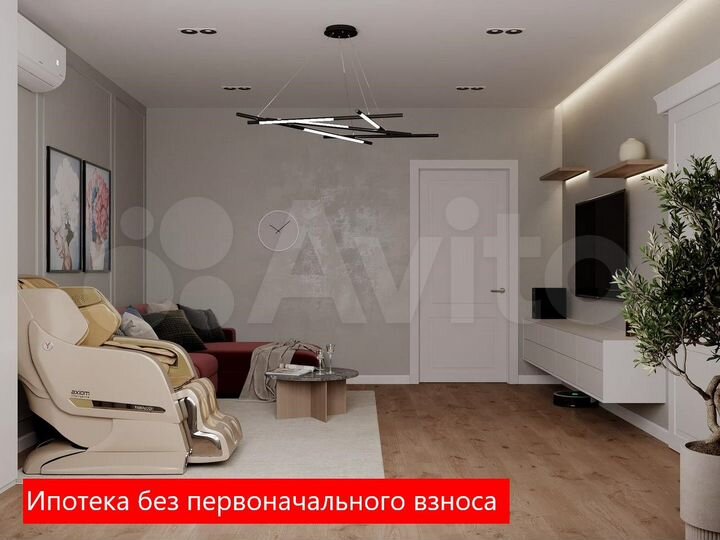 2-к. квартира, 58,9 м², 12/15 эт.