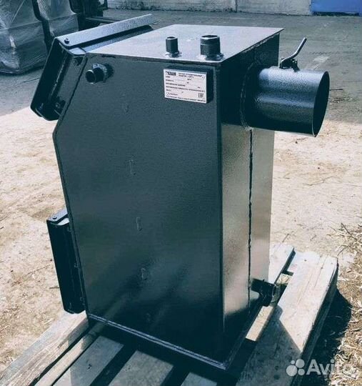 Твердотопливный котел с большой топкой