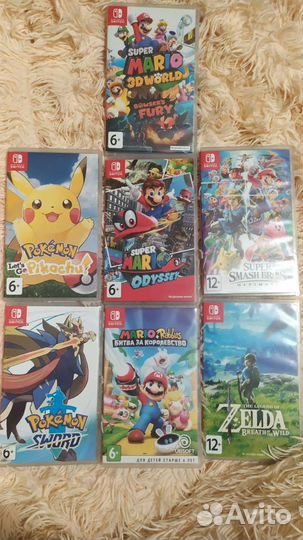 Продам игры для Nintendo Switch
