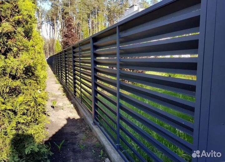 Забор жалюзи