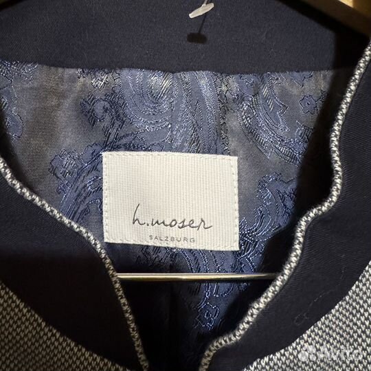 Мужской пиджак френч h.moser salzburg 48