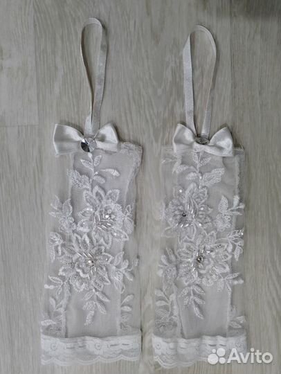 Перчатки свадебные