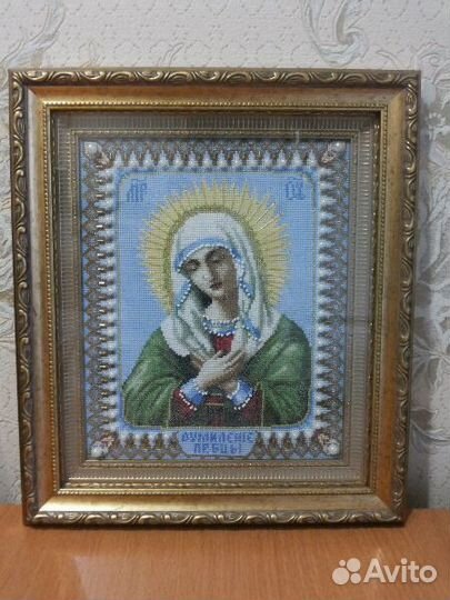 Вышитая икона 