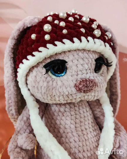 Мягкая игрушка заяц ручная работа