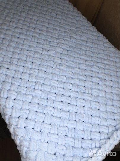 Плед детский плюшевый ручной работы