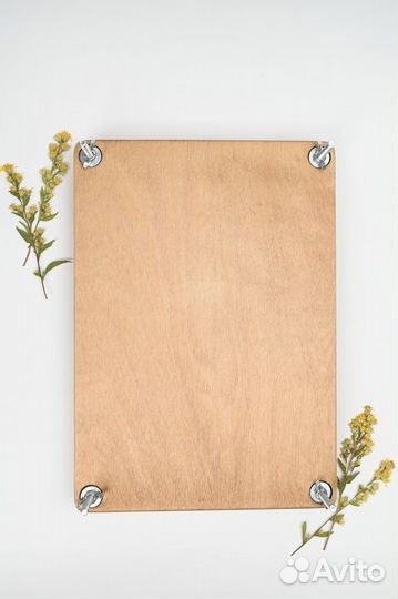 Большой пресс для гербария 22*31 цвет 