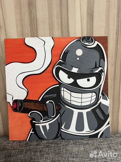 Картина из дерева