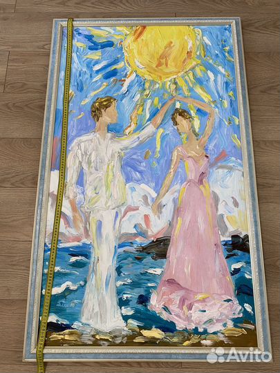 Картина маслом на холсте большая