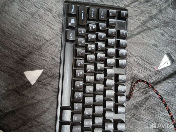 Игровая мембранная клавиатура revenge rgb