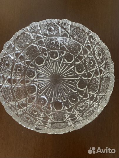 Ваза хрустальная большая СССР